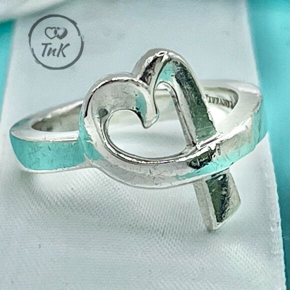 Tiffany & Co. Jewelry - Tiffany & Co. Single Loving Heart Ring Paloma Picasso -529 Silver - Sz 6